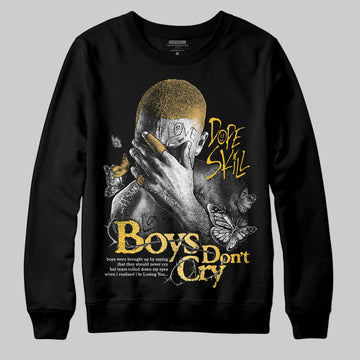 Jordan 12 "Phantom" DopeSkill Sweatshirt Boys Don't Cry Graphic Streetwear - Black