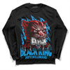 Jordan 1 High Retro OG “University Blue” DopeSkill Long Sleeve T-Shirt Black King Graphic Streetwear - Black