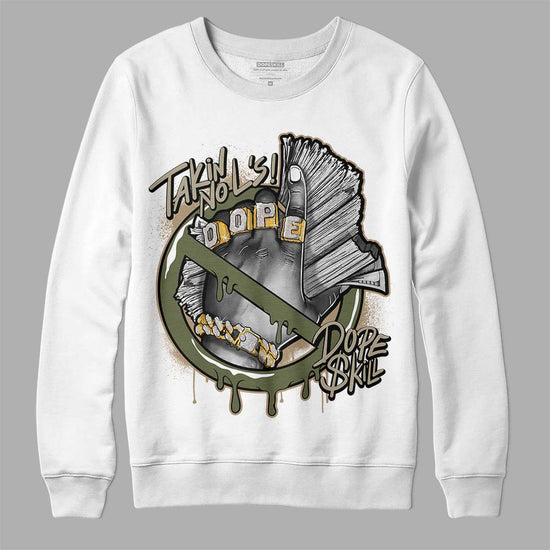 Air Max 90 Ballistic Neutral Olive DopeSkill Long Sleeve T-Shirt Takin No L's Graphic Streetwear - White