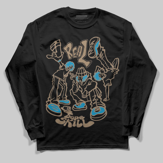 Jordan 3 GS “We Outside” DopeSkill Long Sleeve T-Shirt Real Y2K Players Graphic Streetwear - black