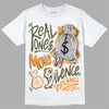 Jordan 5 "Olive" DopeSkill T-Shirt Real Ones Move In Silence Graphic Streetwear - White