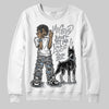 Jordan 5 Retro Wolf Grey (2026) DopeSkill Sweatshirt My Grind Won't Let Me Lose Graphic Streetwear - White