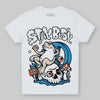 Jordan 1 High OG “UNC” Reimagined DopeSkill Toddler Kids T-shirt Stay Busy Graphic Streetwear - White
