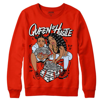 Jordan 6 Retro Toro Bravo DopeSkill Varsity Red Sweatshirt Queen Of Hustle Graphic Streetwear