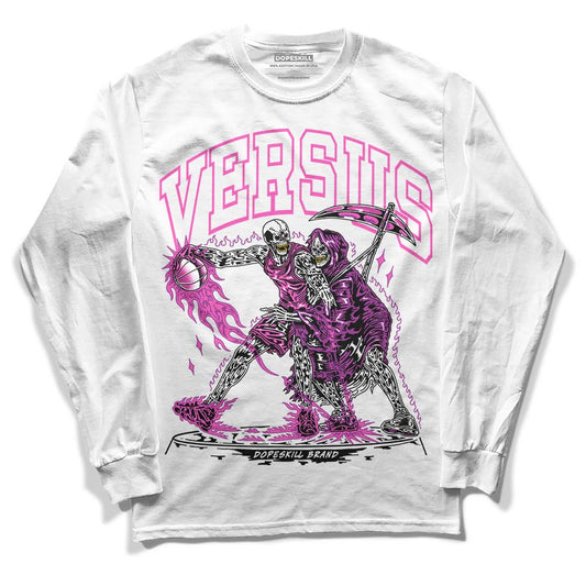 Jordan 4 GS “Hyper Violet” DopeSkill Long Sleeve T-Shirt VERSUS Graphic Streetwear - White 