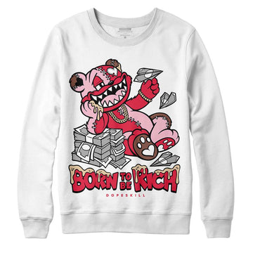 Dunk Low PRM Bacon DopeSkill Sweatshirt Born To Be Rich Graphic Streetwear - White