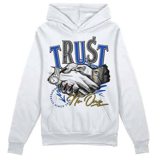 Jordan 14 “Laney” DopeSkill Hoodie Sweatshirt Trust No One Graphic Streetwear - White 