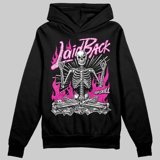 Pink Sneakers DopeSkill Hoodie Laid Back Graphic Streetwear - black