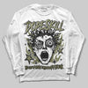 Olive Sneakers DopeSkill Long Sleeve T-Shirt Root of Evil Graphic Streetwear - White