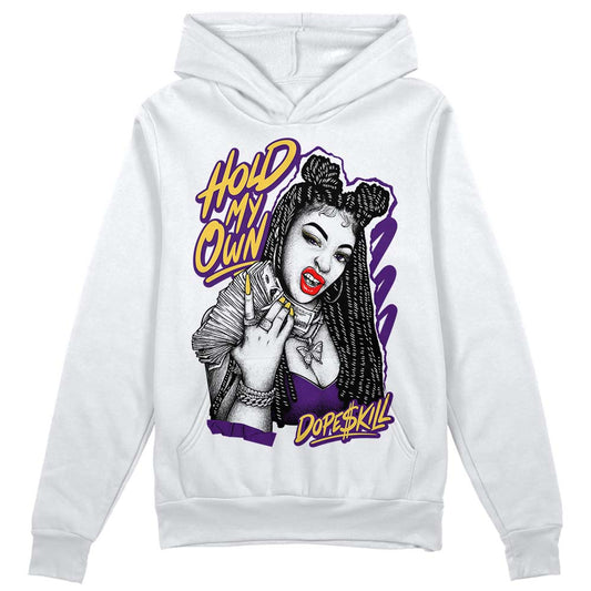 Jordan 12 "Field Purple" DopeSkill Hoodie Sweatshirt New H.M.O Graphic Streetwear - White 