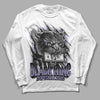 Jordan 5 Retro Low Indigo Haze DopeSkill Long Sleeve T-Shirt Black King Graphic Streetwear - White