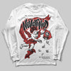 Jordan 6 “Reverse Infrared” DopeSkill Long Sleeve T-Shirt Nevermind Graphic Streetwear - White