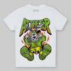 Neon Green Sneakers DopeSkill Toddler Kids T-shirt At The Top Graphic Streetwear - White