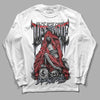 Jordan 4 “Bred Reimagined” DopeSkill Long Sleeve T-Shirt Life or Die Graphic Streetwear - White