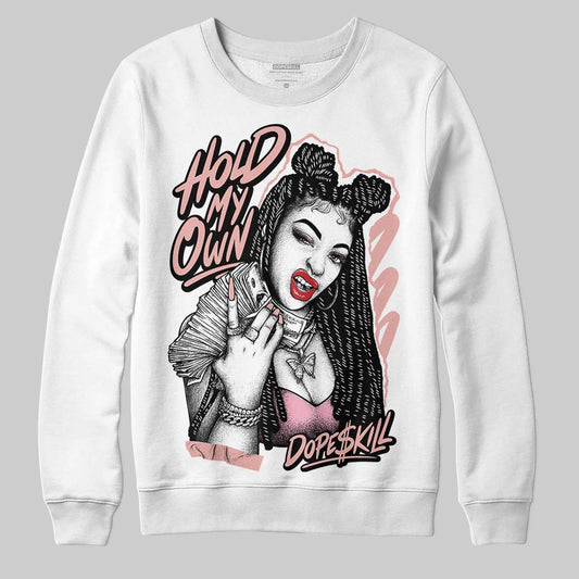 Jordan 1 Low OG “Rust Pink” DopeSkill Sweatshirt New H.M.O Graphic Streetwear - White