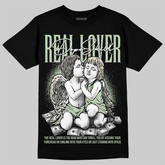 Jordan 4 WMNS “Seafoam” (2025) DopeSkill T-Shirt Real Lover Graphic Streetwear - Black