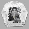 Jordan 1 Retro Low OG Black Cement DopeSkill Long Sleeve T-Shirt NPC Graphic Streetwear - White 