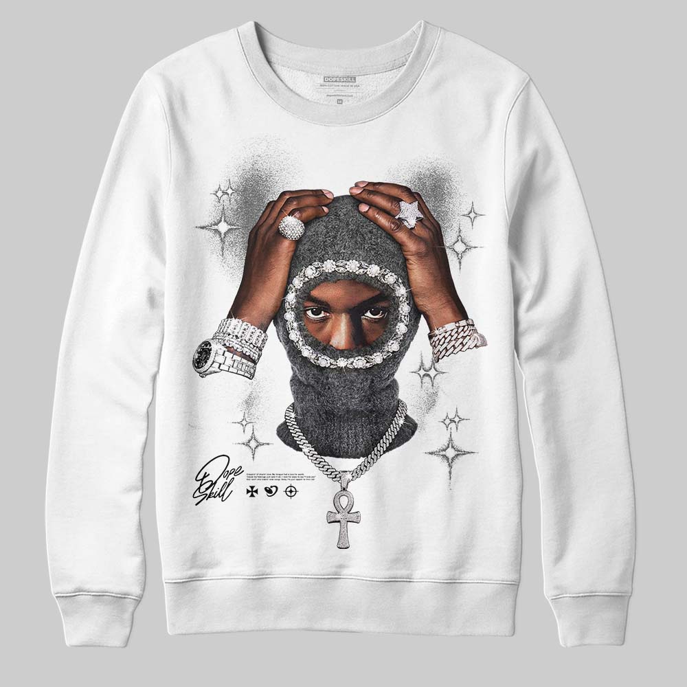 Key of Life Graphic DopeSkill Sweatshirt Streetwear - White