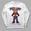 Jordan 12 “Field Purple” DopeSkill Long Sleeve T-Shirt Fake Love Graphic Streetwear - White