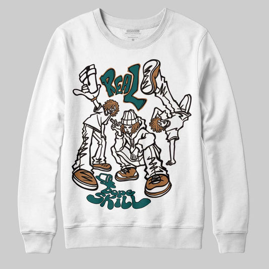 Adidas Samba OG Leopard Pack Collegiate Green DopeSkill Sweatshirt Real Y2K Players Graphic Streetwear - White