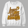 Jordan 13 Wheat 2023 DopeSkill Sweatshirt LOVE Graphic Streetwear - White