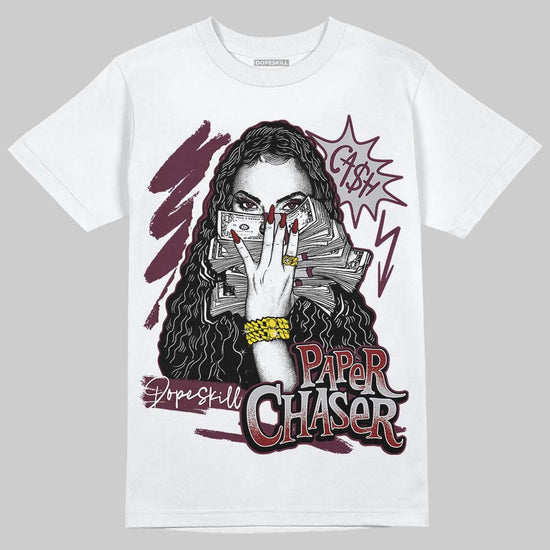 Jordan 5 Retro Burgundy (2023) DopeSkill T-Shirt NPC Graphic Streetwear - White