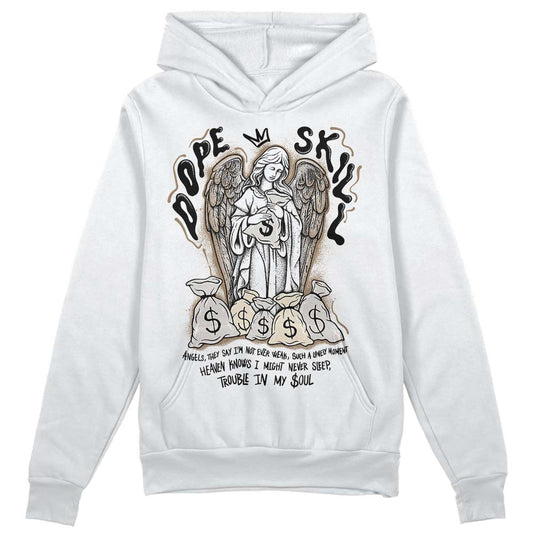 Jordan 5 SE “Sail” DopeSkill Hoodie Sweatshirt Angels Graphic Streetwear - White 