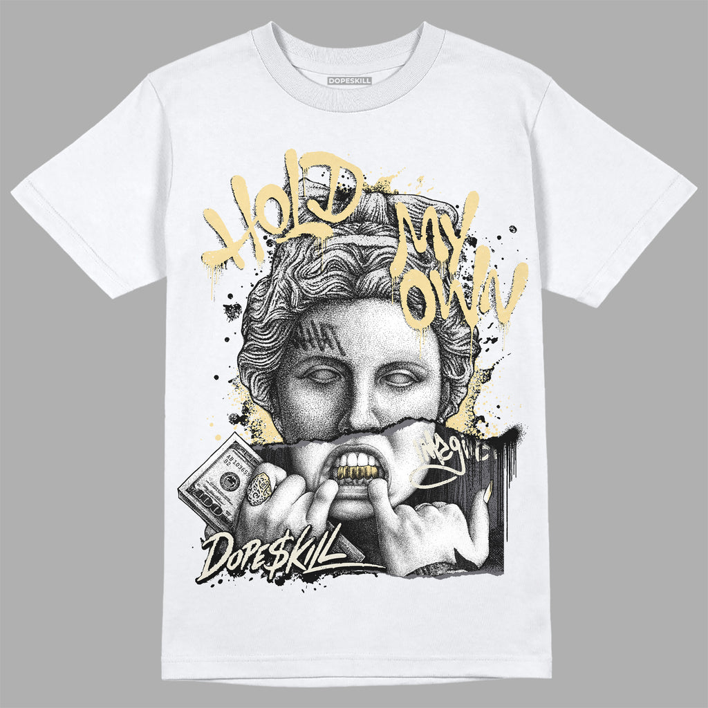Jordan 11 Retro Low IE Light Orewood Brown DopeSkill T-Shirt Hold My Own Graphic Streetwear - White 