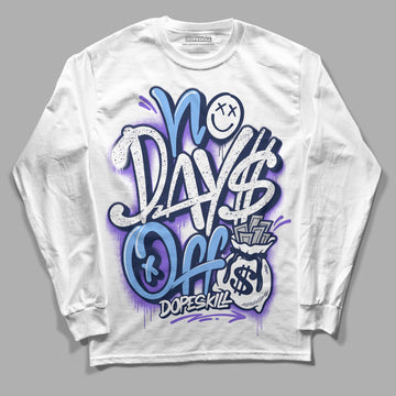 Jordan 5 SE “Georgetown” DopeSkill Long Sleeve T-Shirt No Days Off Graphic Streetwear