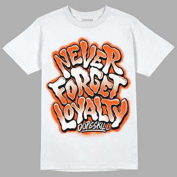 MSCHF Super Normal 2 Orange Milk DopeSkill T-Shirt Never Forget Loyalty Graphic Streetwear - White