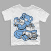 University Blue 6s DopeSkill Toddler Kids T-shirt Bear Steals Sneaker Graphic