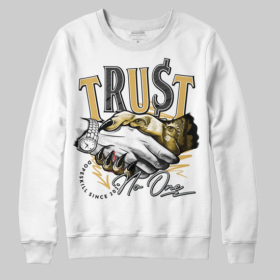 Jordan 12 "Phantom" DopeSkill Sweatshirt Trust No One Graphic Streetwear - White