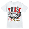 Red Sneakers DopeSkill T-Shirt Trust No One Graphic Streetwear - White