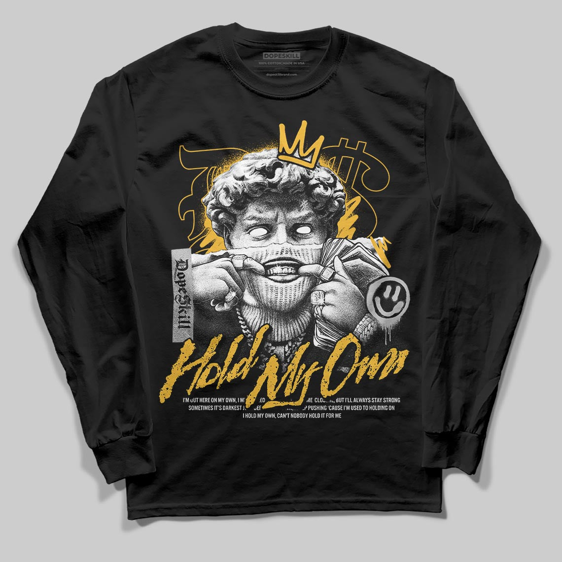 Jordan 5 'Tokyo' DopeSkill Long Sleeve T-Shirt In My Way Graphic Streetwear - Black