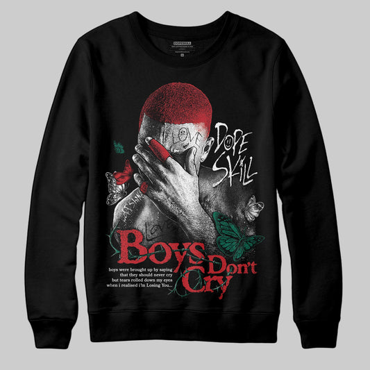Jordan 3 Mexico 'El Vuelo' DopeSkill Sweatshirt Boys Don't Cry Graphic Streetwear - Black