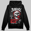 Red Sneakers DopeSkill Hoodie Sweatshirt Jealousy Graphic Streetwear - Black