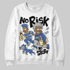 Jordan 3 “Lucky Shorts” DopeSkill Sweatshirt No Risk No Story Graphic Streetwear - White