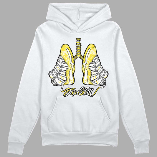 Jordan 11 Low 'Yellow Snakeskin' DopeSkill Hoodie Sweatshirt Breathe Graphic Streetwear - White 