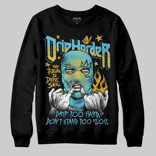 Jordan 11 Retro Gamma Blue (2025) DopeSkill Sweatshirt Drip Harder Graphic Streetwear - black