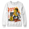 Jordan 3 Georgia Peach DopeSkill Sweatshirt Drip'n Never Tripp'n Graphic Streetwear - White