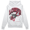 Jordan 1 Retro High '85 OG Metallic Burgundy DopeSkill Hoodie Sweatshirt Loser Lover Graphic Streetwear - White