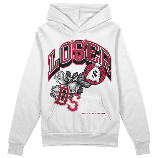 Jordan 1 Retro High '85 OG Metallic Burgundy DopeSkill Hoodie Sweatshirt Loser Lover Graphic Streetwear - White