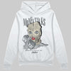 Jordan 5 Retro Reverse Metallic DopeSkill Hoodie Sweatshirt Money Talks Graphic Streetwear - White