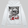 Jordan 4 “Black Cat” (2025) DopeSkill Hoodie Sweatshirt Mystery Ghostly Grasp Graphic Streetwear - White
