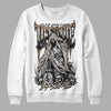 Jordan 5 SE “Sail” DopeSkill Sweatshirt Life or Die Graphic Streetwear - White