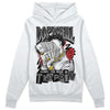 Jordan 1 High OG “Black/White” DopeSkill Hoodie Sweatshirt Sorry I've Been Trappin Graphic Streetwear - White