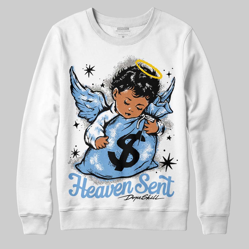 Jordan 12 Retro 'Melo' DopeSkill Sweatshirt Heaven Sent Graphic Streetwear - White