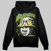 Green Sneakers DopeSkill Hoodie No Rules Graphic Streetwear - Black