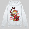 Red Sneakers DopeSkill Hoodie Sweatshirt Make Money Graphic Streetwear - White