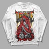 Red Sneakers DopeSkill Long Sleeve T-Shirt Life or Die Graphic Streetwear - White